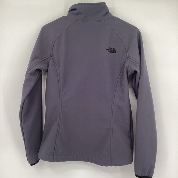 EUC‎ Ladies The North Face Full Zip Softshell Jacket- Small- Gray - Picture 3 of 7
